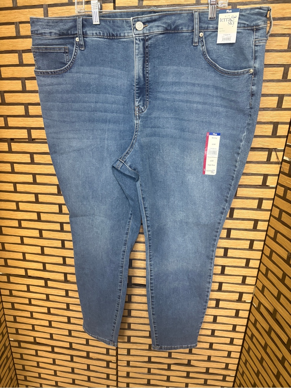 Terra & Sky high rise skinny jeans size 22W